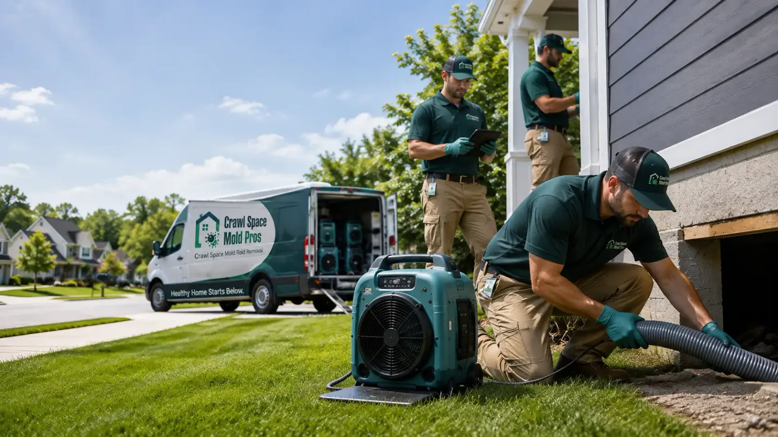 Crawl Space Mold Removal in Union City, NJ